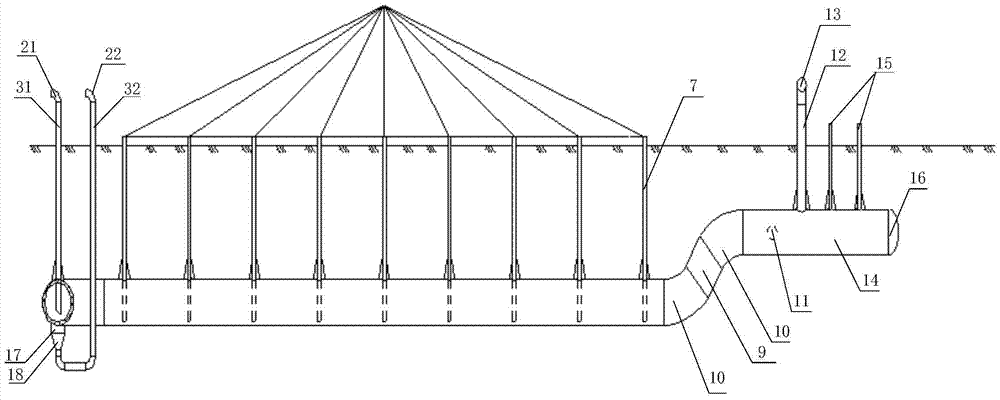 A condensate collector for easy gas-liquid-solid separation