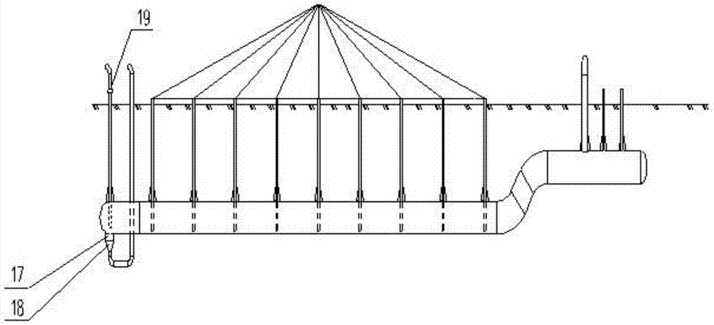 A condensate collector for easy gas-liquid-solid separation