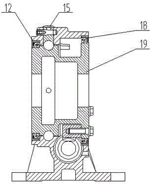 Rotary driving device with in-built raceways