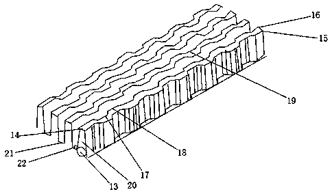 Heat dissipation heating skirting line