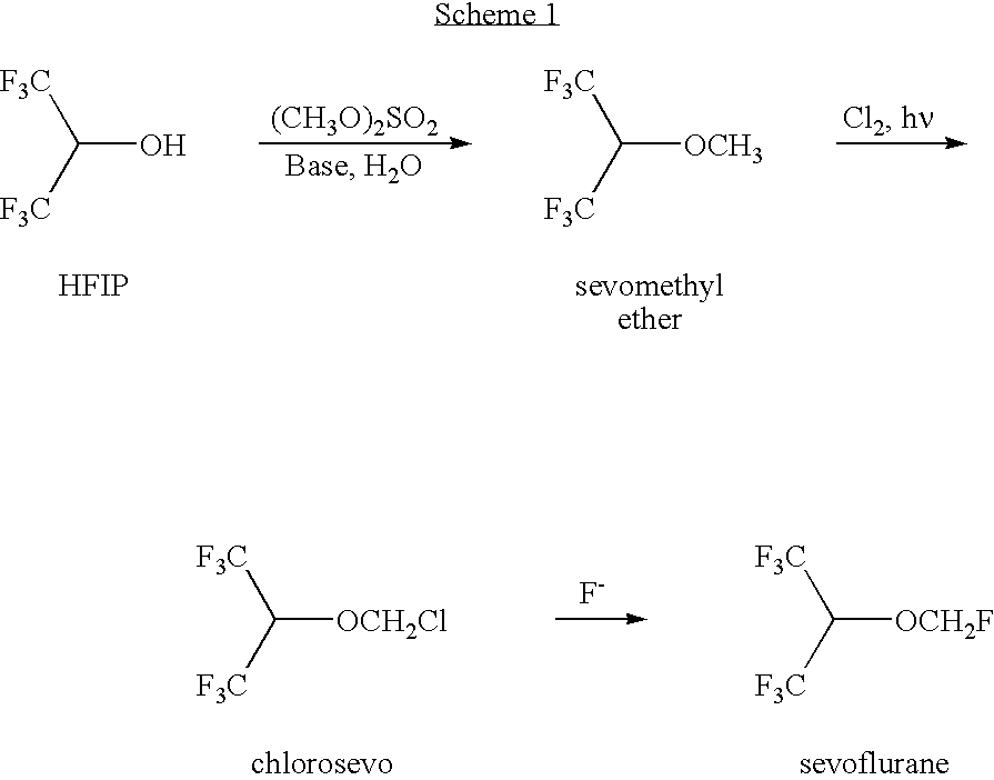 Process for recovery of 1,1,1,3,3,3-hexafluoroisopropanol from the waste stream of sevoflurane synthesis