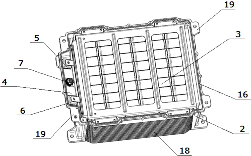 Oil-cooled battery pack