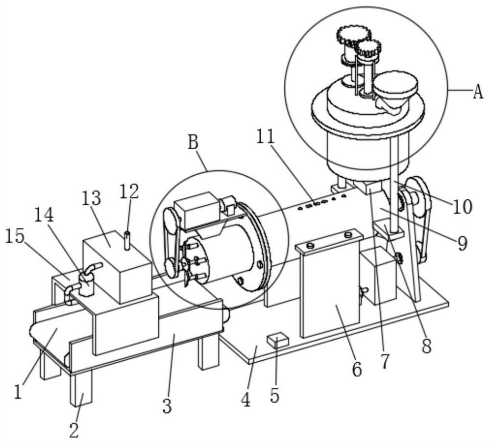 A preparation device for microorganism immobilized particles