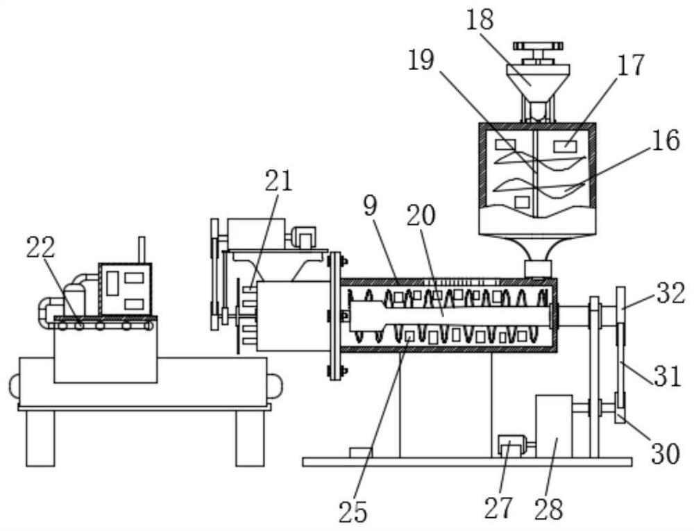 A preparation device for microorganism immobilized particles