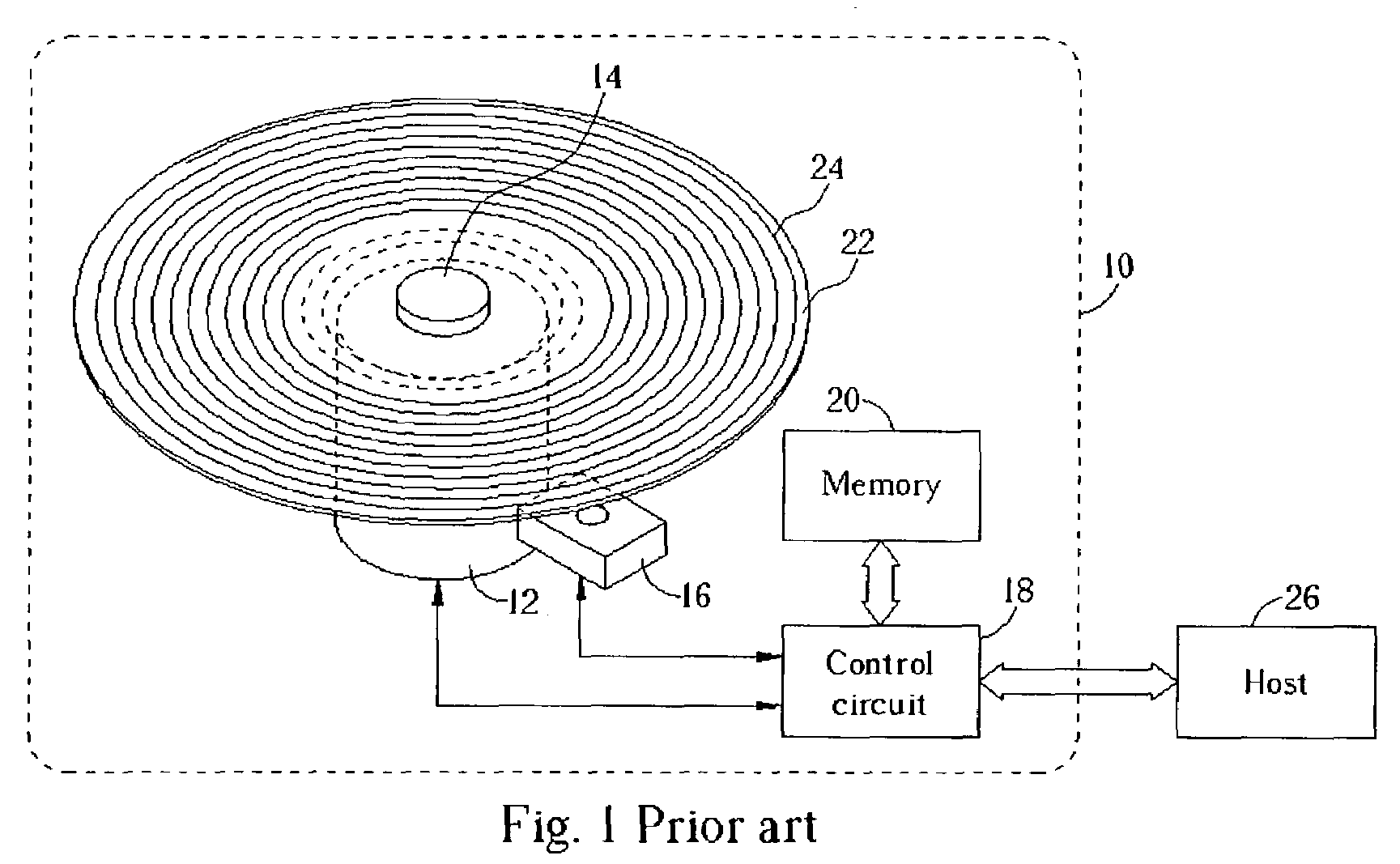 Memory manage method for defect management of an optical disk