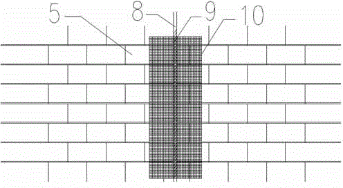 Energy-consumption steel-frame block filled wall