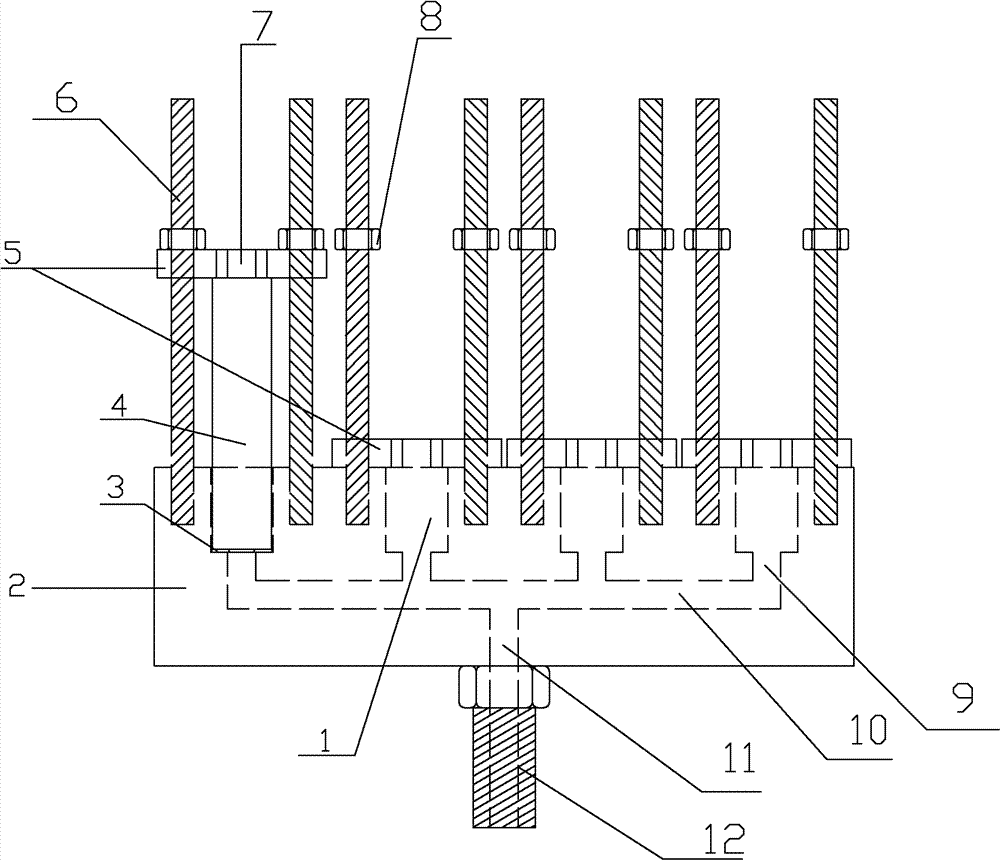 Tightening device communicated with multiple osmometers