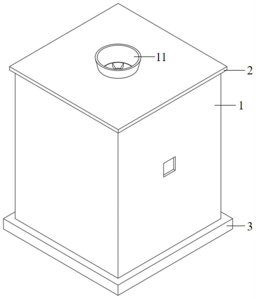 Testing device for simulating phreatic water evaporation