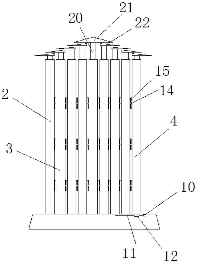 Expanded heat dissipation power distribution cabinet