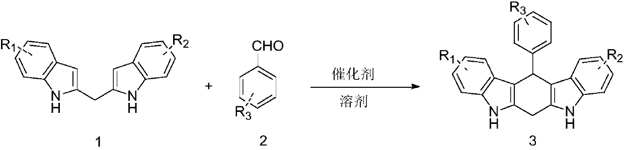 Synthesis method of indole[2,3-b]carbazole compound