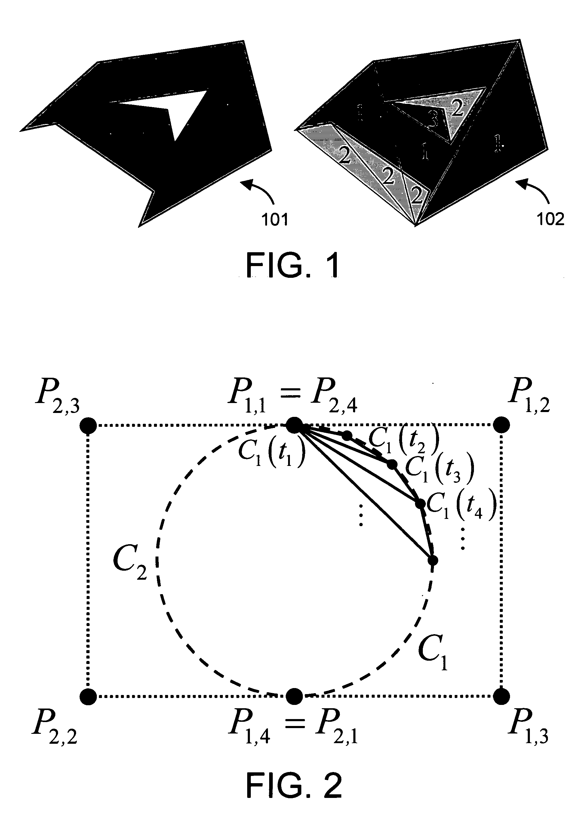 Method and applications for rasterization of non-simple polygons and curved boundary representations