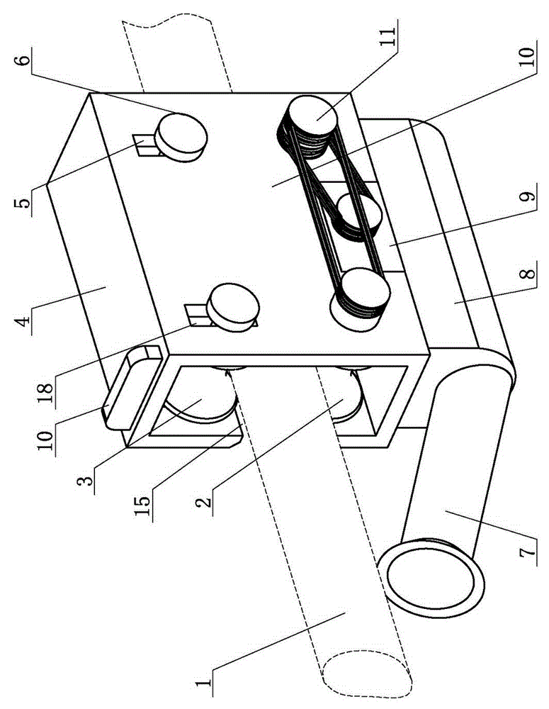 Snow blowing and ice thawing device for electrical device