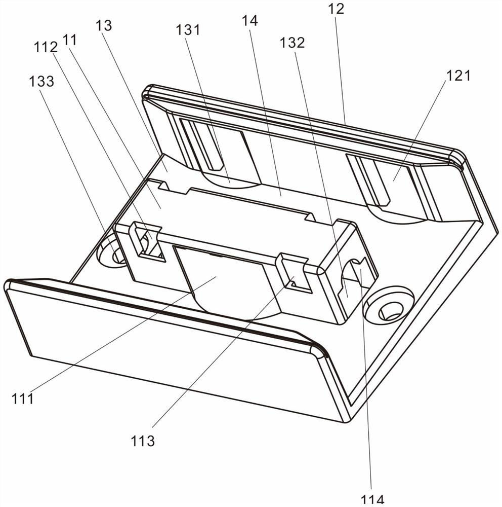 Sliding door guide assembly and sliding door device