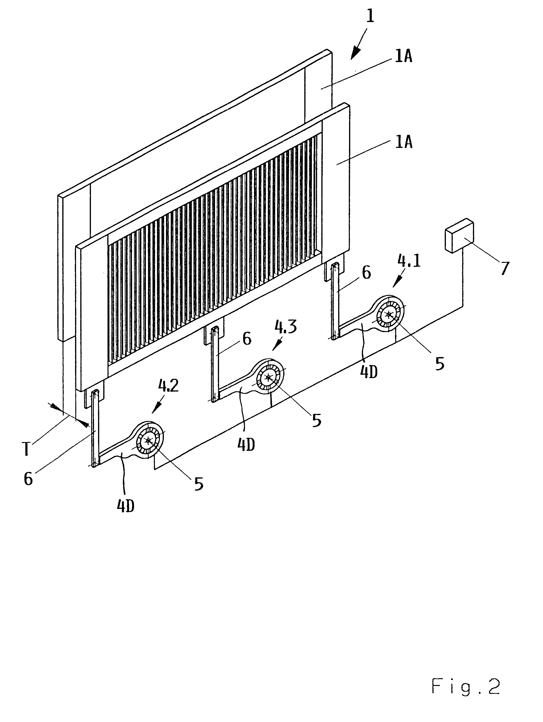 Electric motor drive mechanism for shed forming components of a loom