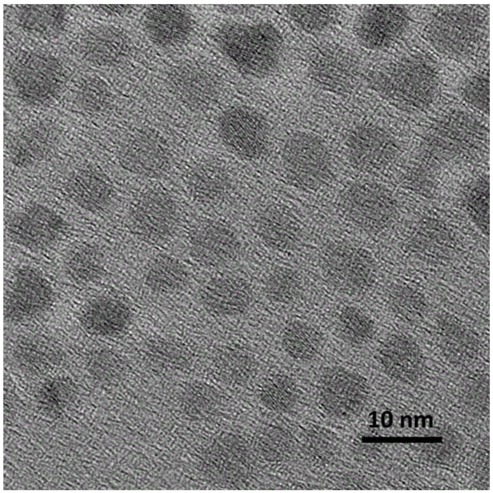 A kind of preparation method of superparamagnetic ferrite nanoparticle
