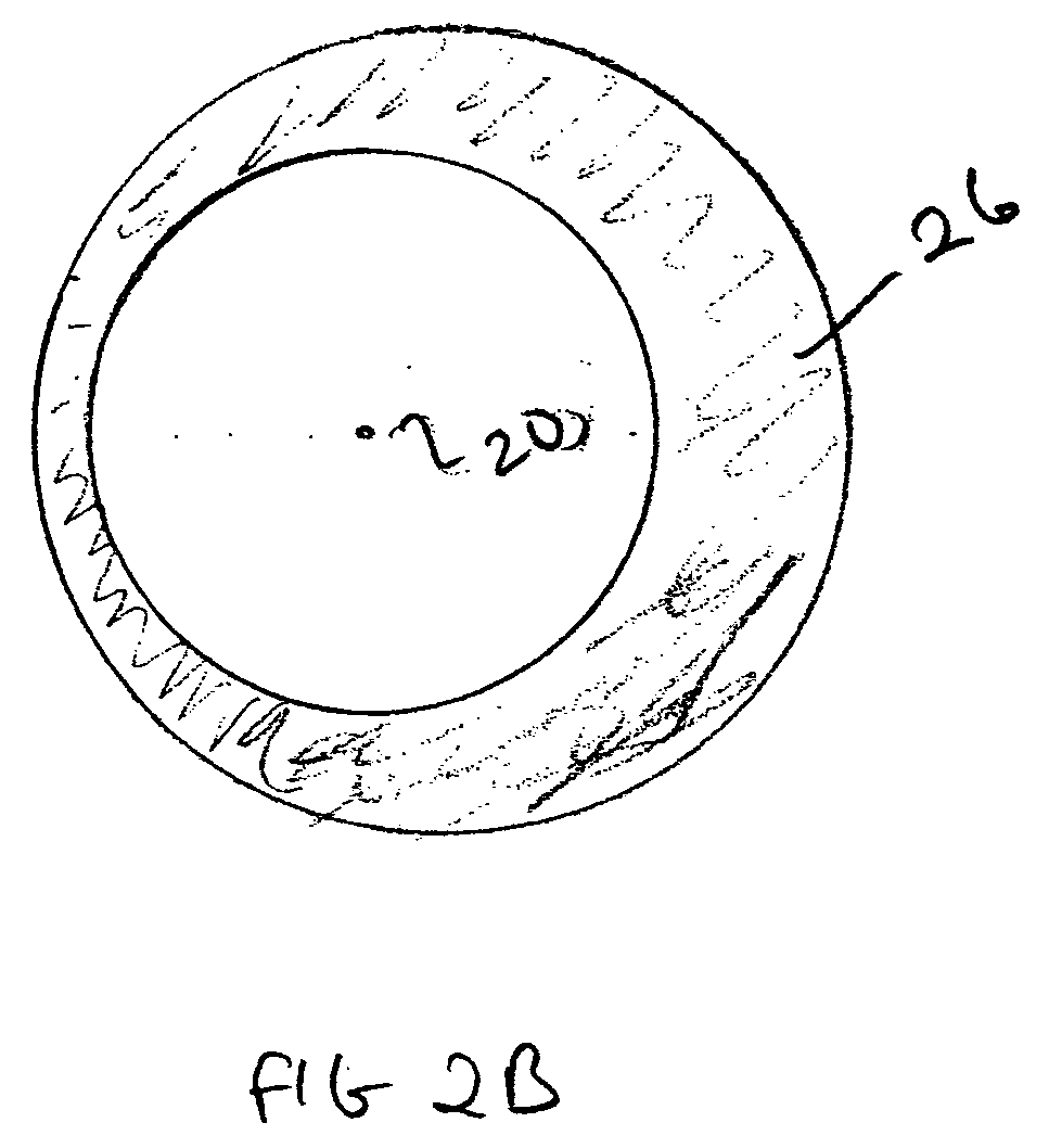 Optical fiber with suppressed stimulated brillouin scattering and method for making such a fiber