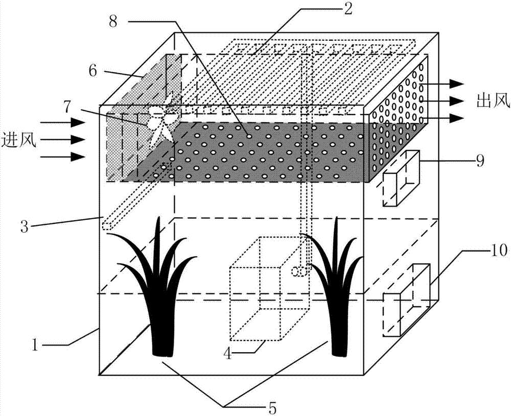 Green multifunctional air purifying device and method for removing haze and harmful substances