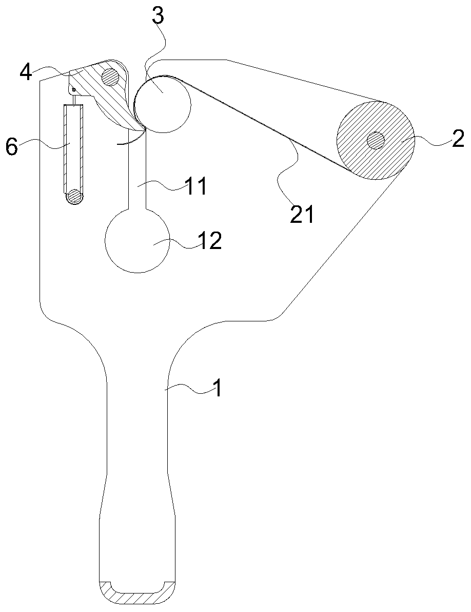 Wiring rubber coating tool