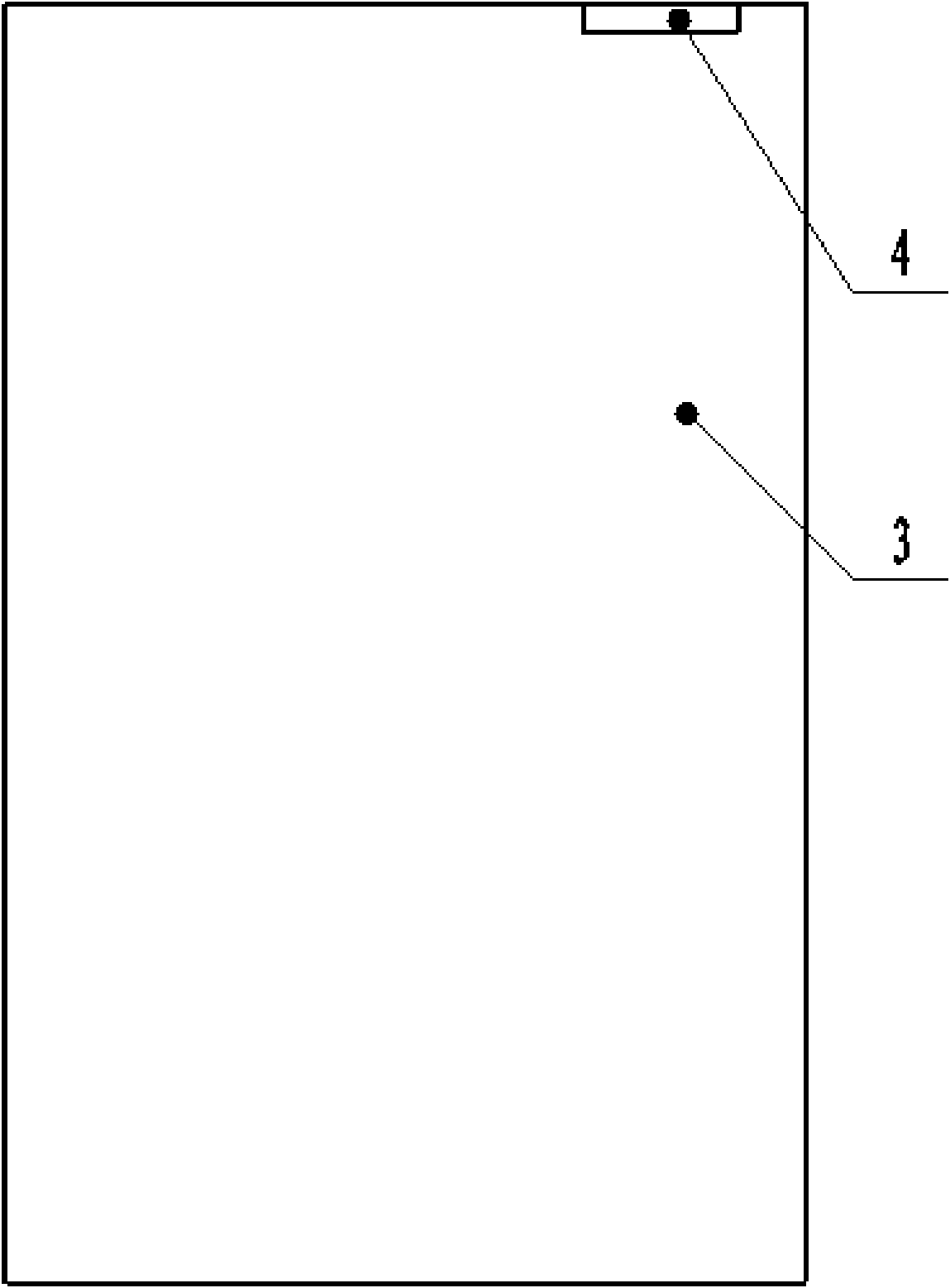 Compact shelf with crank type door shafts