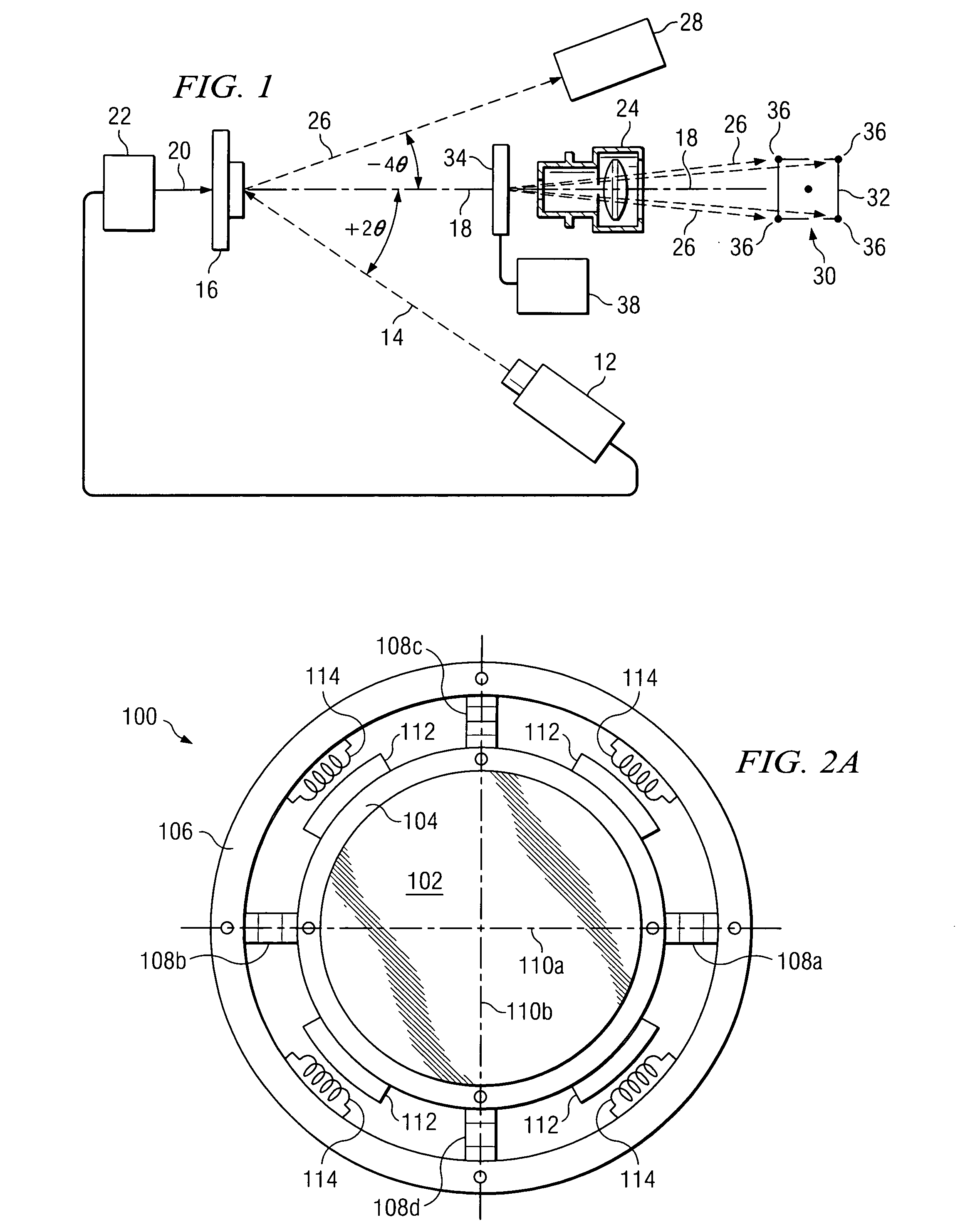 Method and apparatus using a dual axis optical dithering system to increase a perceived resolution of a display