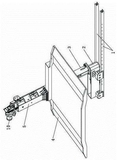 The hanger structure of the three-dimensional parking equipment without avoidance