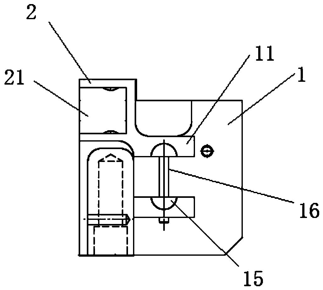 Pendulum clock structure with convenience in adjusting swing angles and technology for processing pendulum clock structure