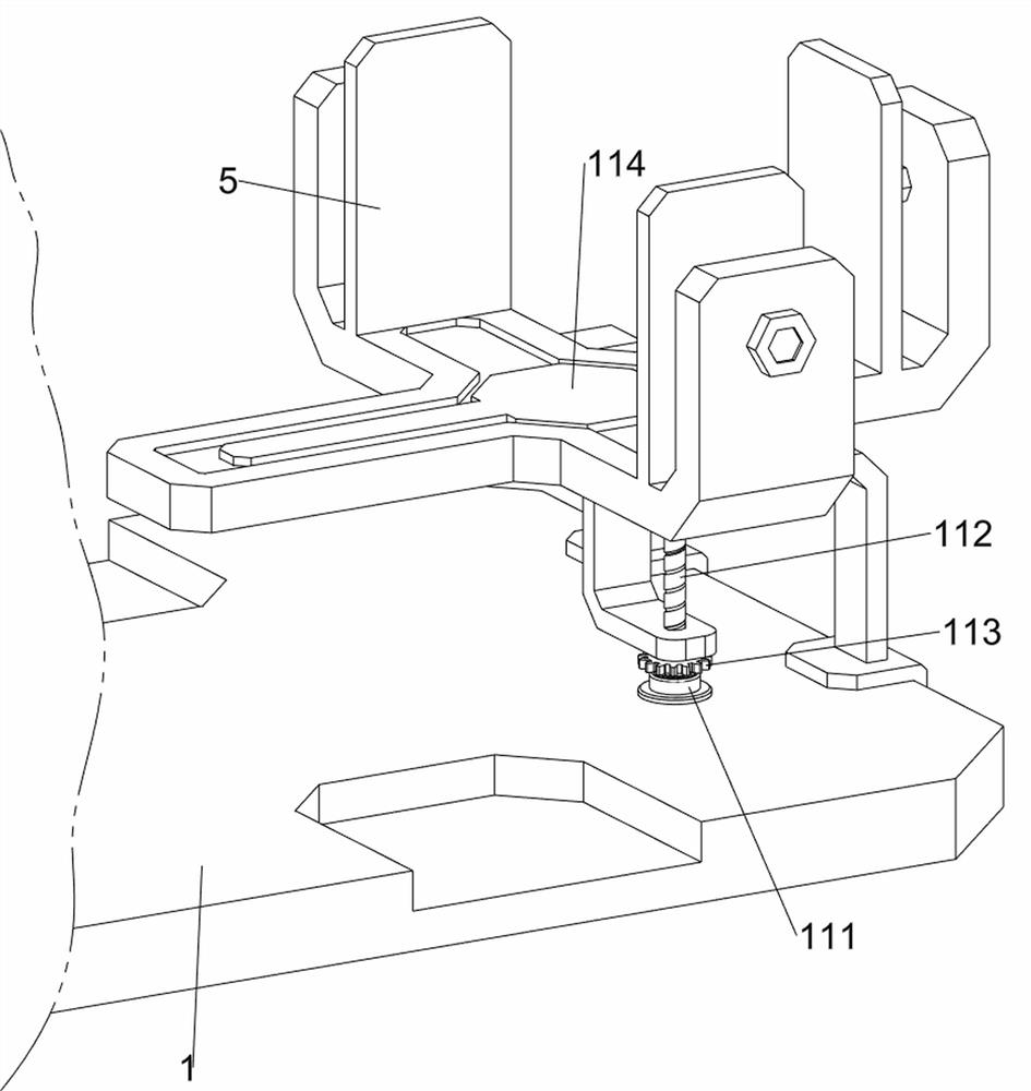 Frame plate bending device for new energy automobile