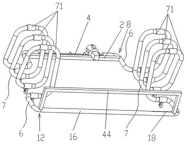 A material conveying paving device