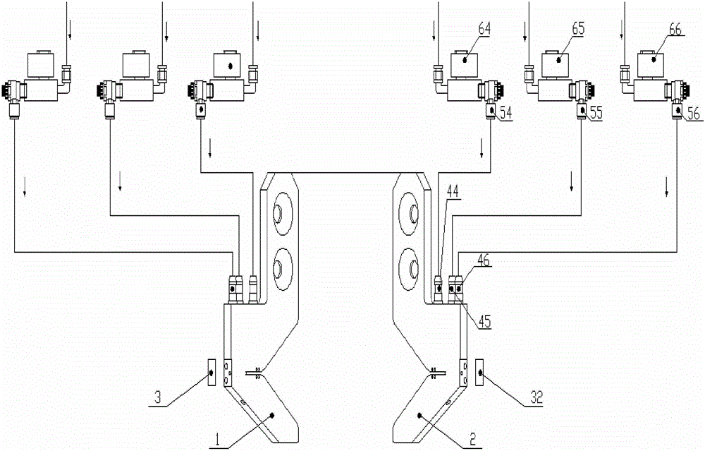 Pneumatic tuck-in device for loom