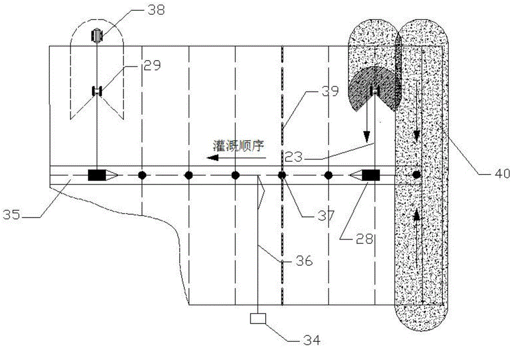 A visual water turbine and solar motor combined drive reel sprinkler irrigation machine