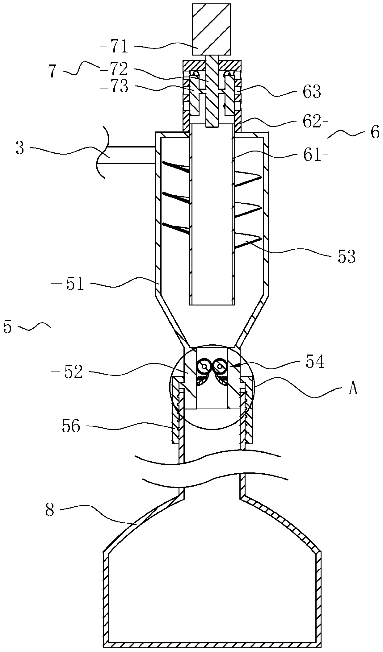 Thread cleaning device for embroidery machine