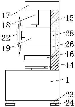 Cutting device for mechanical equipment