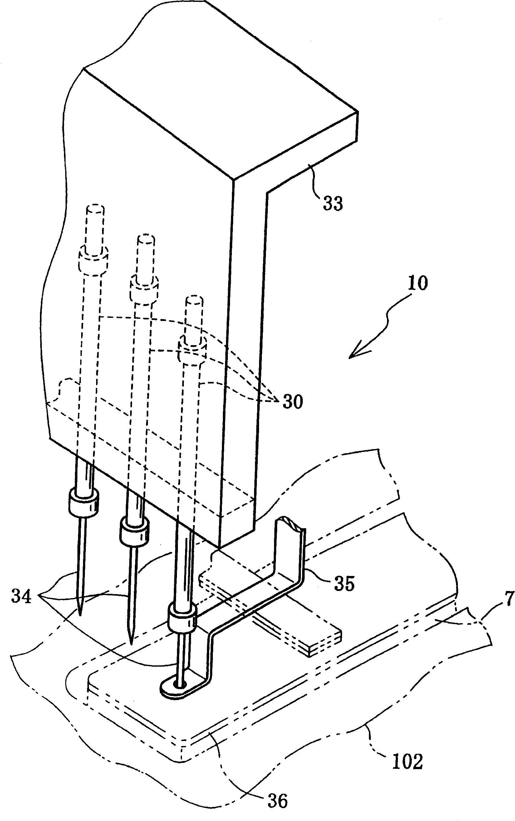 Sewing machine with yarn taking-up device and controlling program of yarn taking-up device
