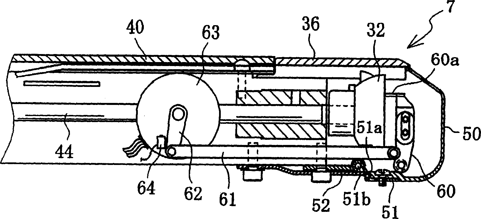 Sewing machine with yarn taking-up device and controlling program of yarn taking-up device