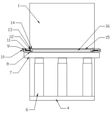 Tempered glass stable lifting fixing equipment