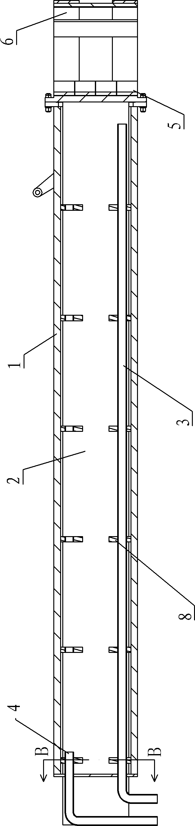 Immersion cooling conductive cross arm