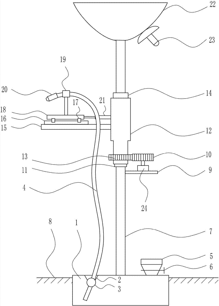 Multifunctional-type municipal street lamp