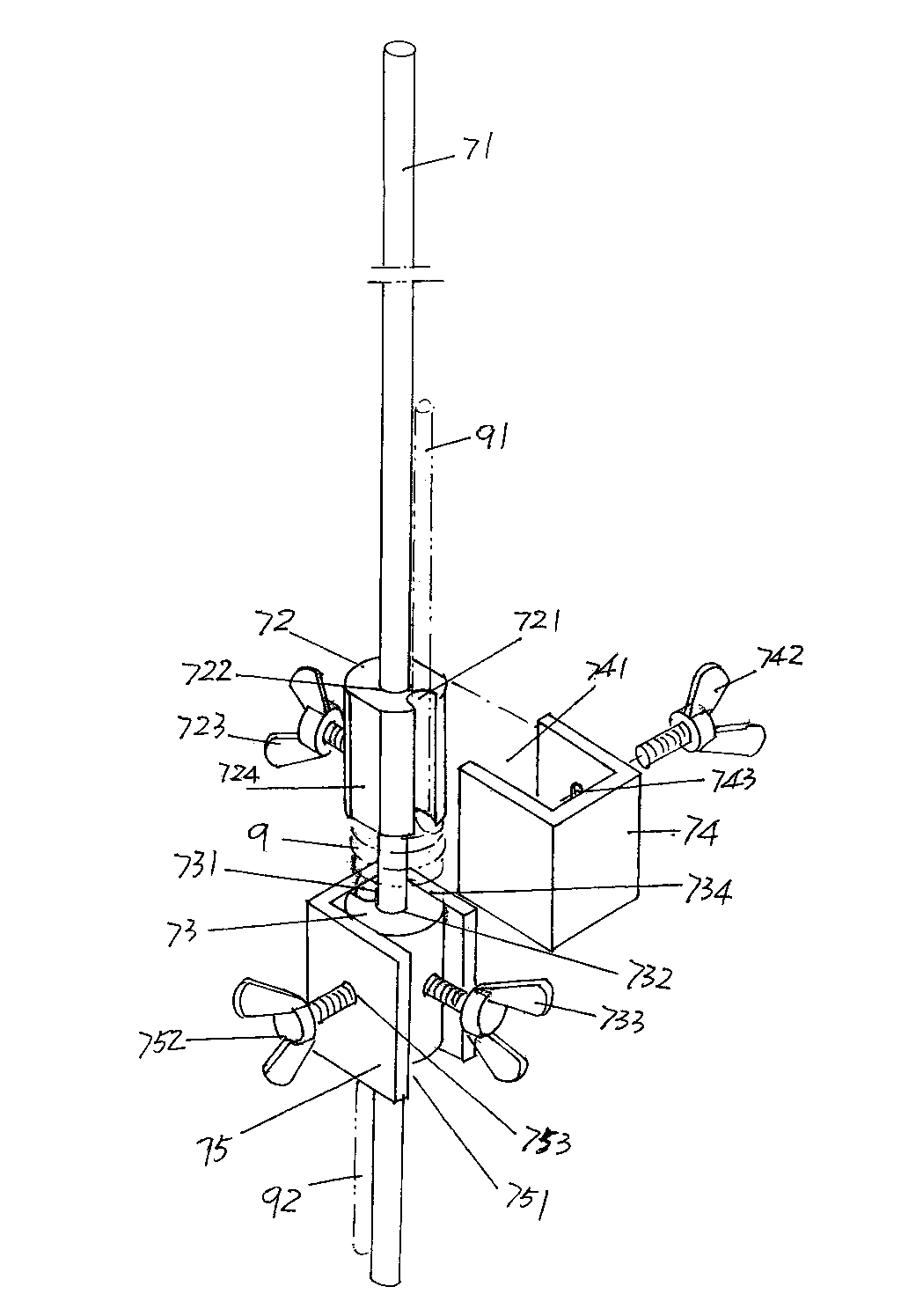 Semiautomatic forming device for spring wire