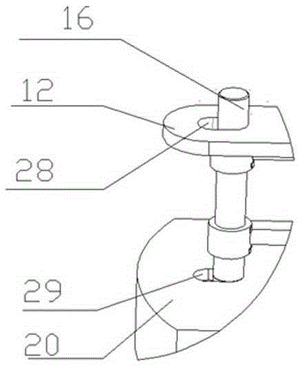 A stepless automatic adjusting device for die roll gap of vertical ring die straw briquetting machine