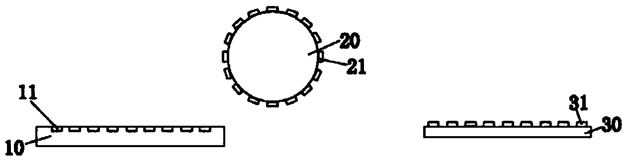 Method for producing touch screen sensor in gravure micro transfer printing way