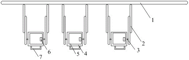 Cabinet structure for underground garage