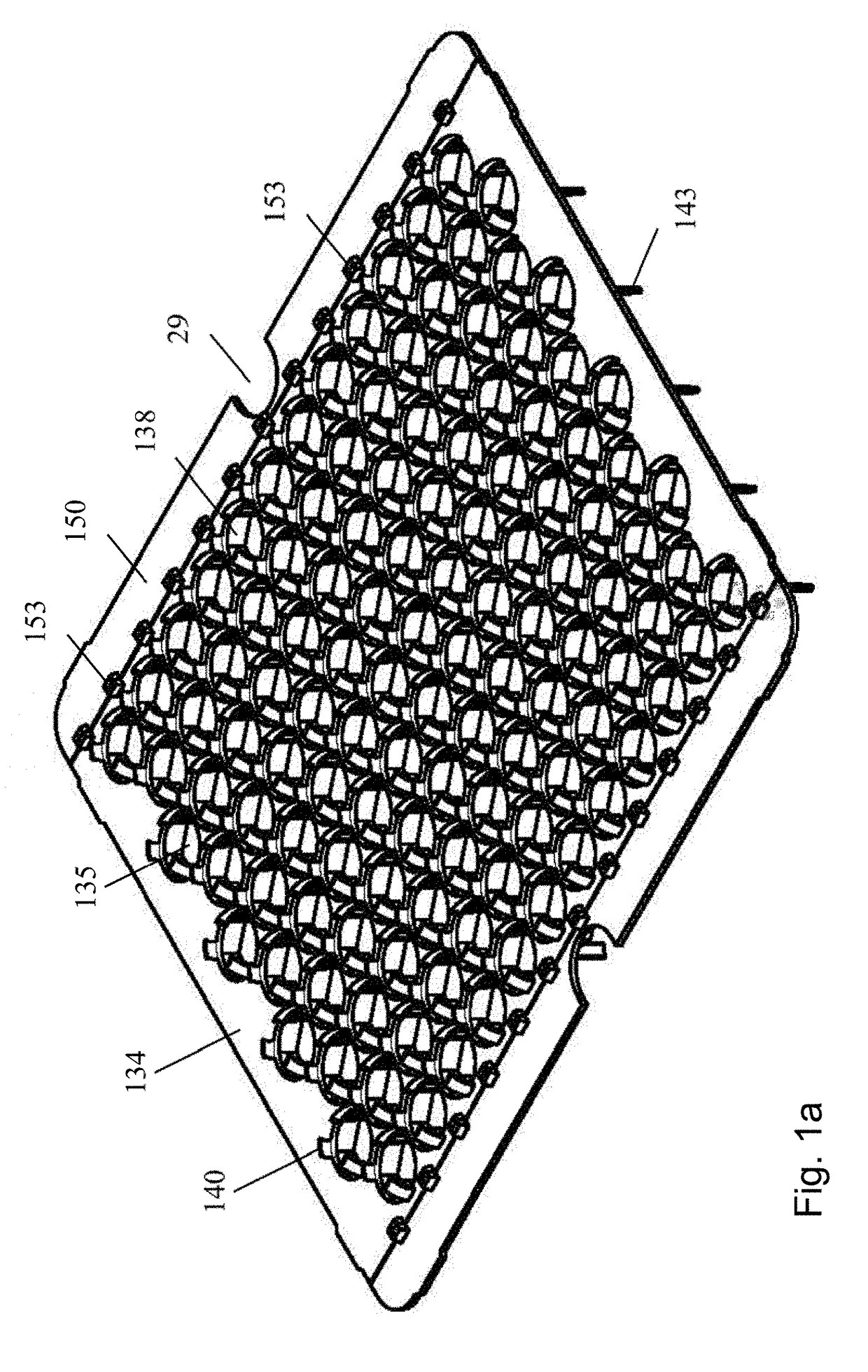 Process and apparatus for the treatment or processing of containers for substances for medical, pharmaceutical or cosmetic applications