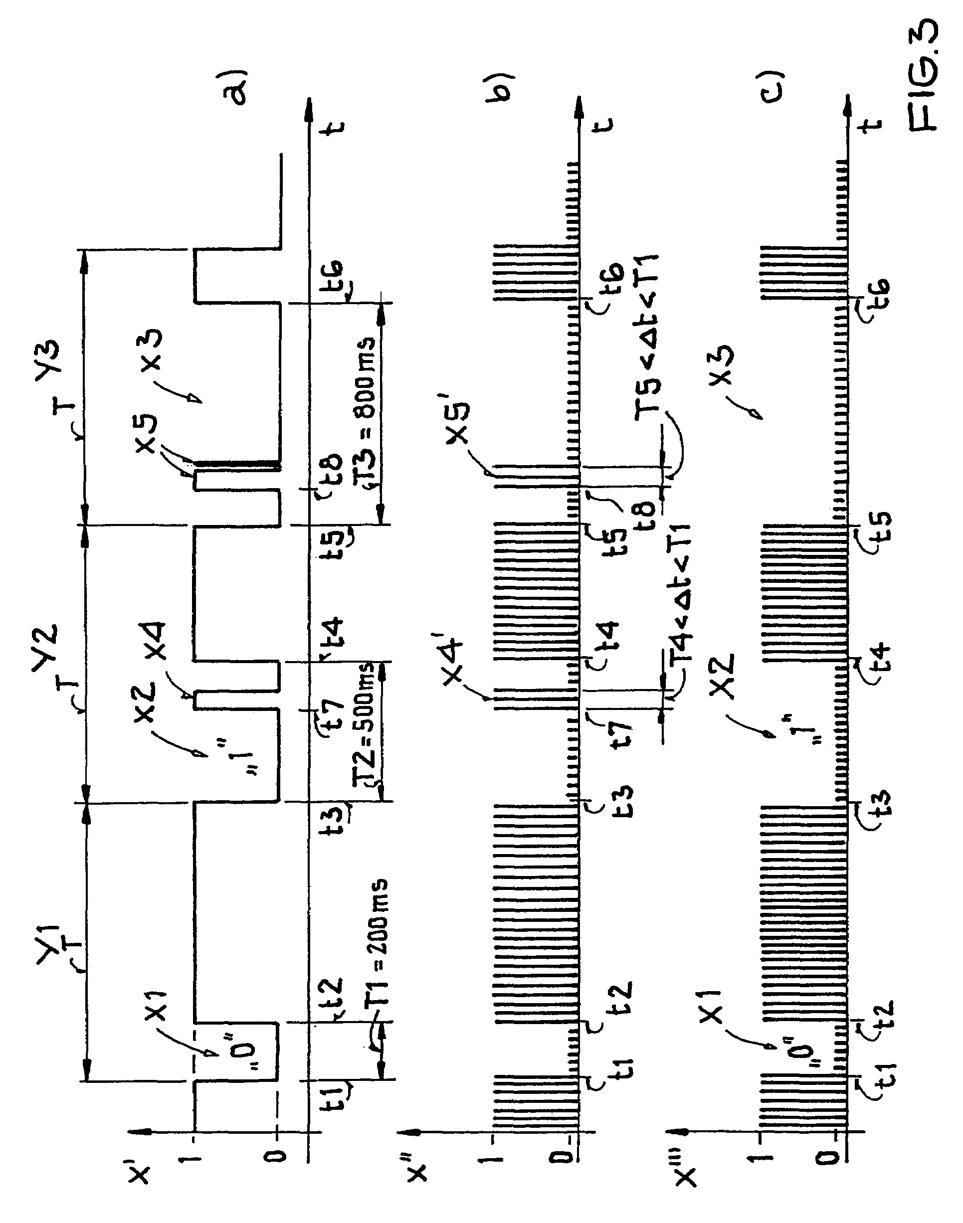 Method for gaining time information and receiver for implementing the method