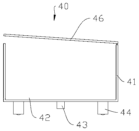 Movable storage trolley and track thereof