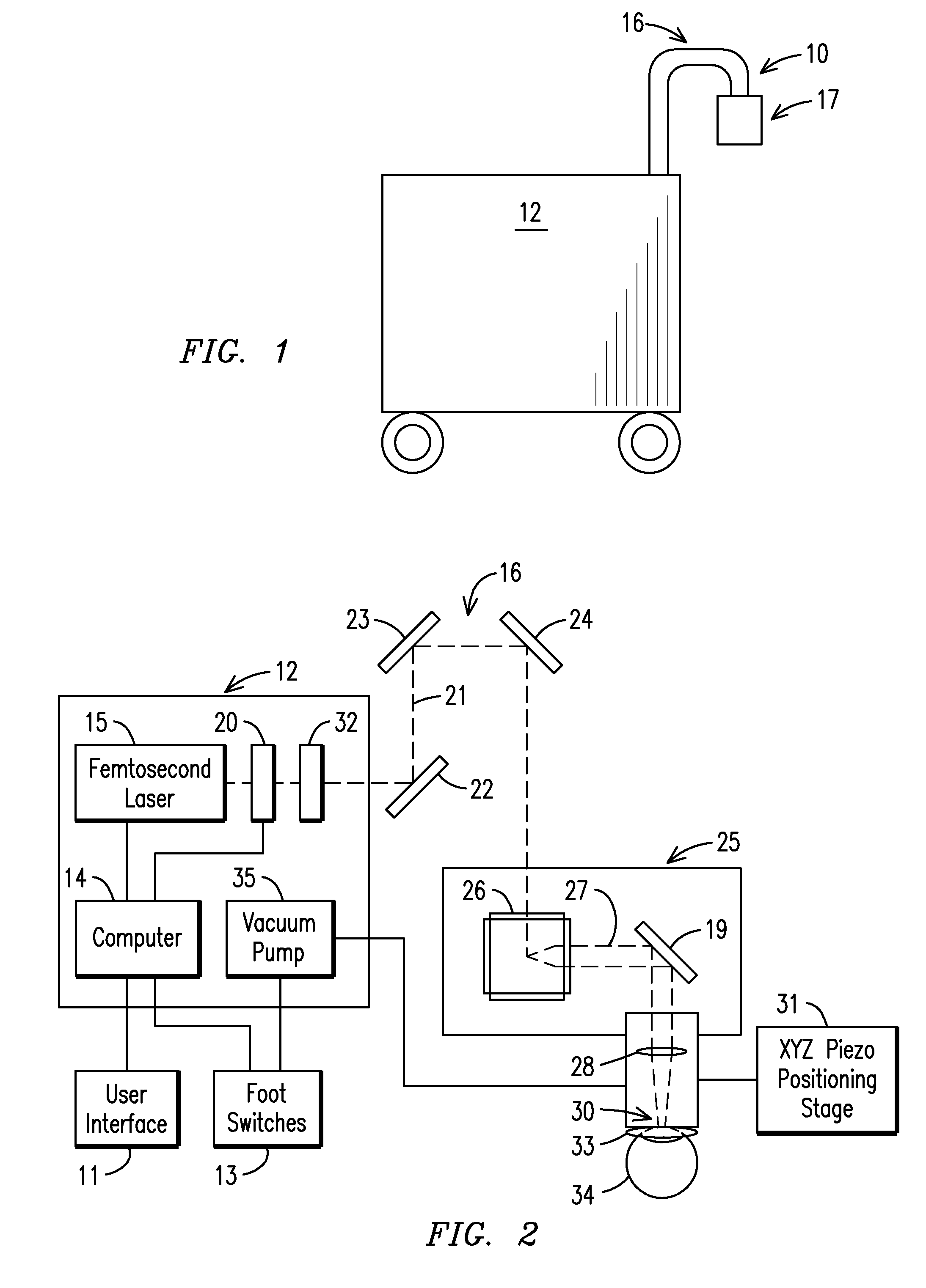 Ophthalmological laser method and apparatus