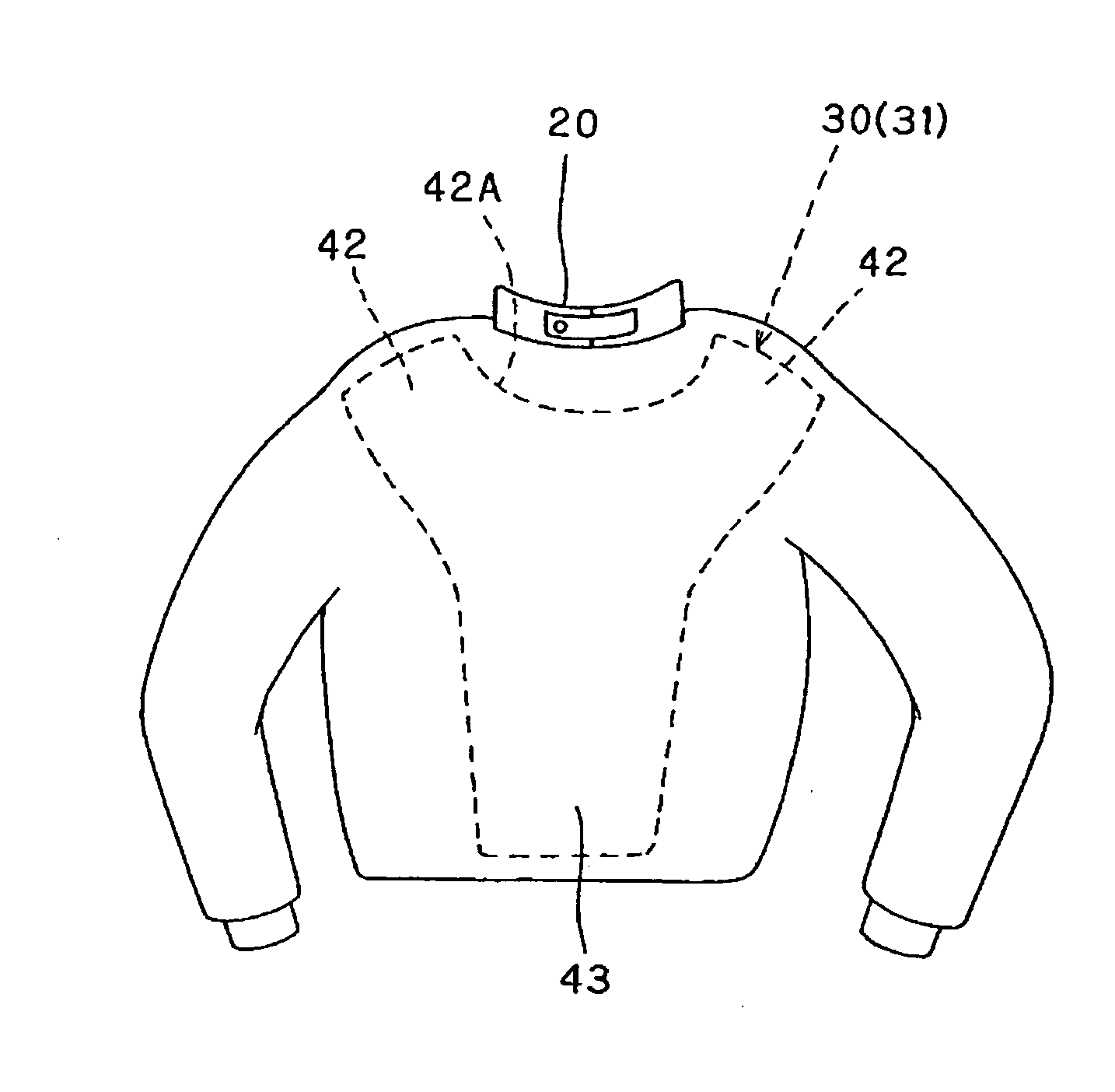 Airbag jacket for a vehicle rider
