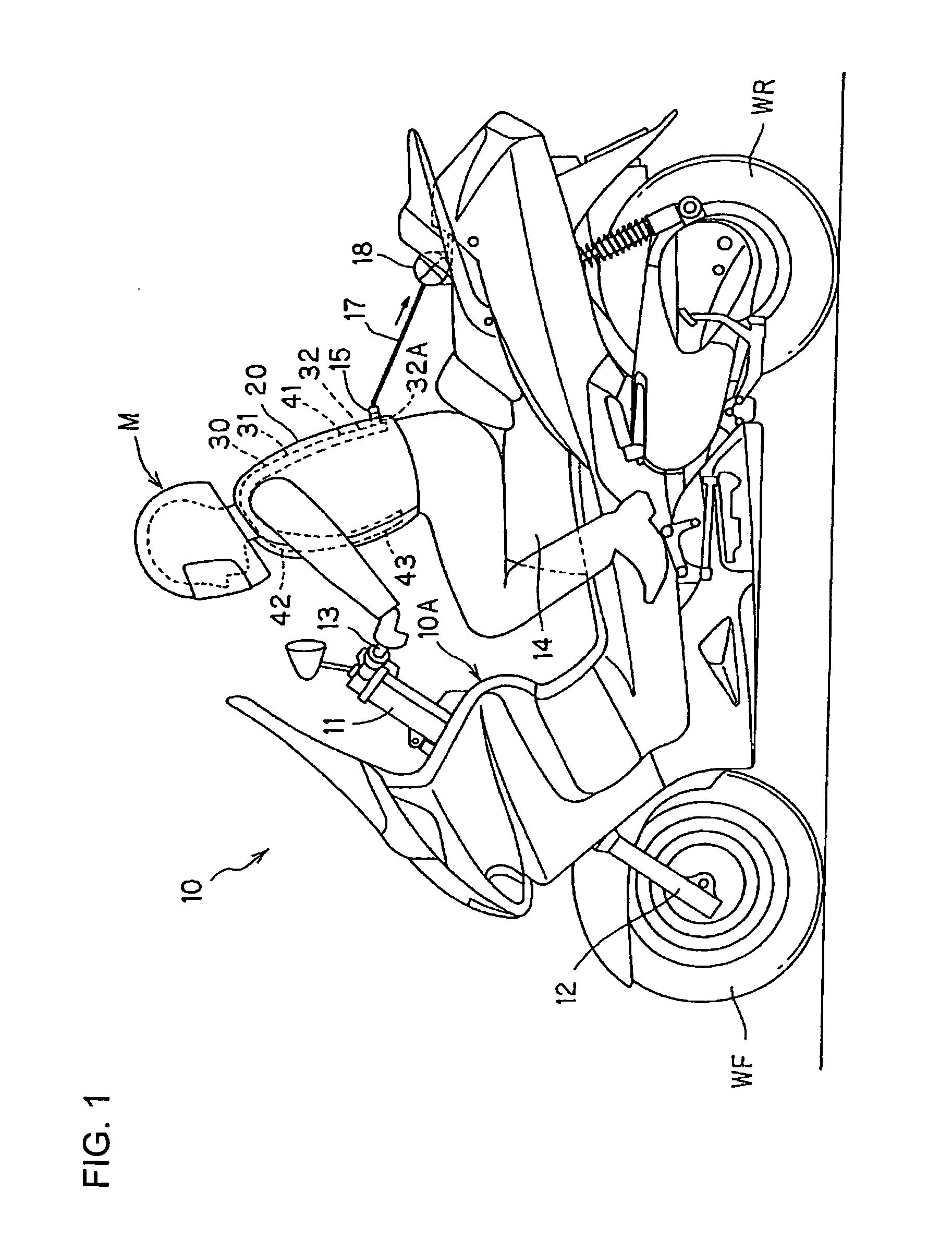 Airbag jacket for a vehicle rider