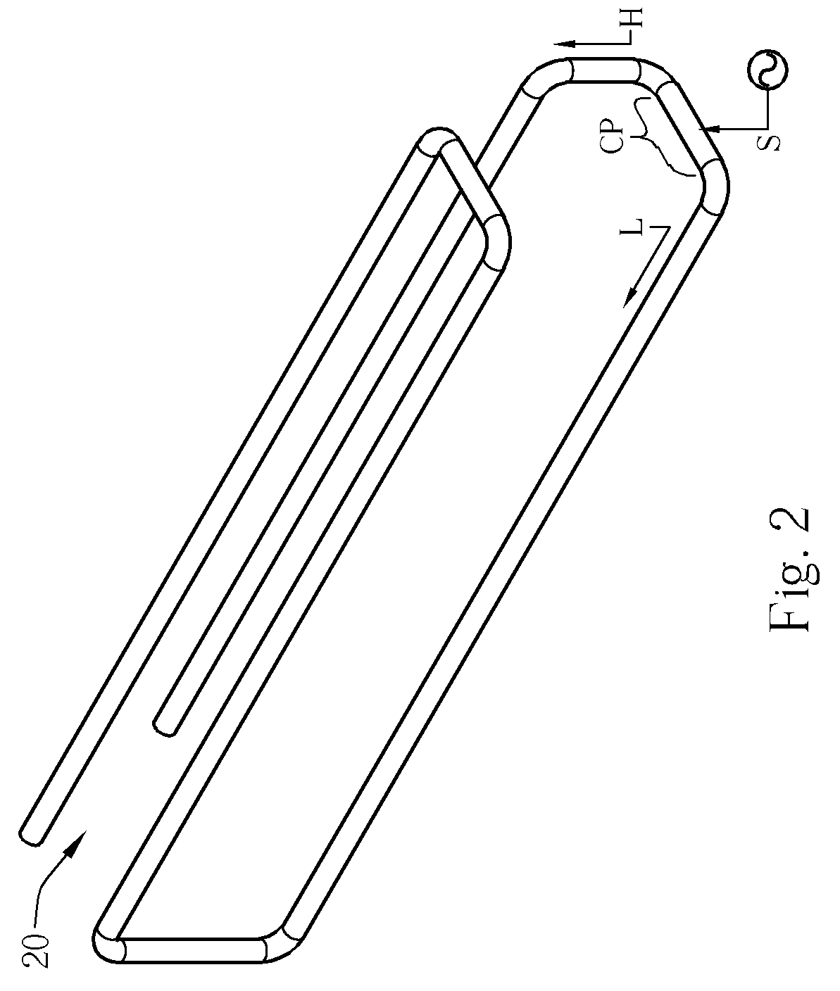 Multi-band antenna of compact size