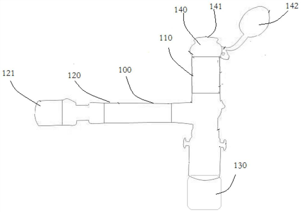 Intubation tube structure applicable to bronchofiberscopes of different specifications