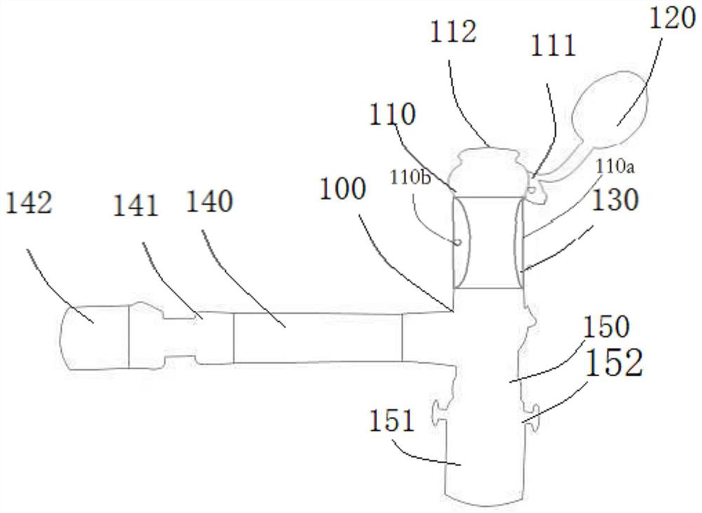 Intubation tube structure applicable to bronchofiberscopes of different specifications